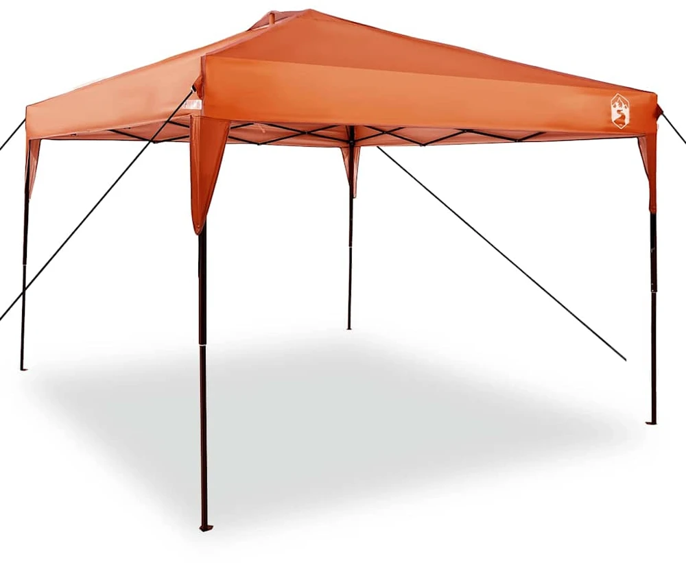 Kupolo palapinė 290 x 290 x 251 cm Oranžinė audinys