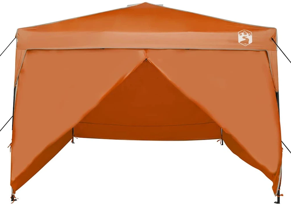 Kupolo palapinė 290 x 290 x 251 cm Oranžinė Audinys