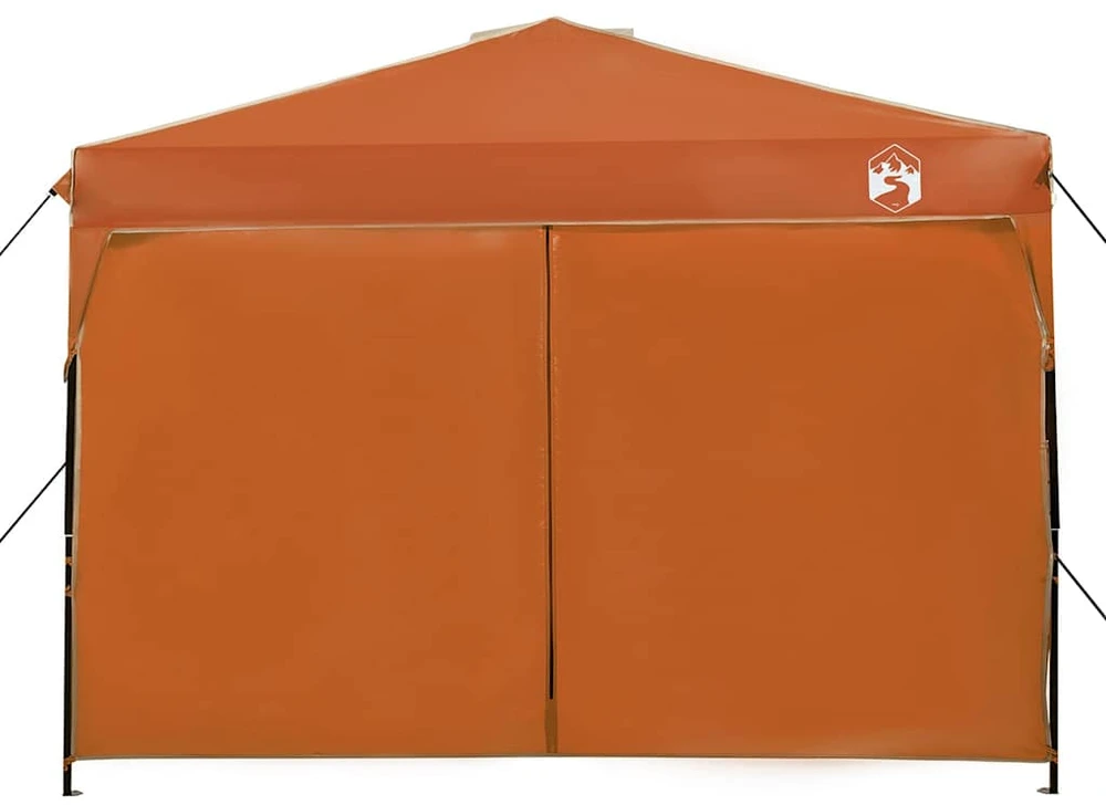 Kupolo palapinė 290 x 290 x 251 cm Oranžinė Audinys