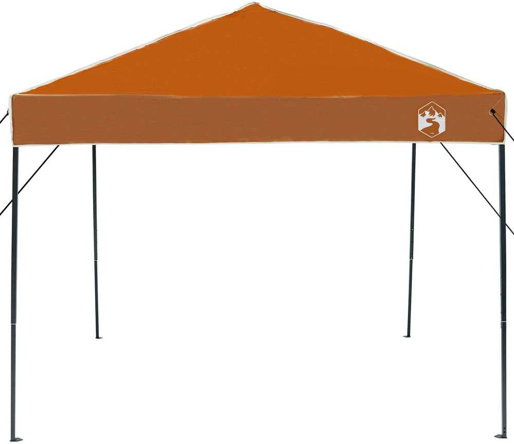 Kupolo palapinė 243 x 243 x 251 cm Oranžinė Audinys