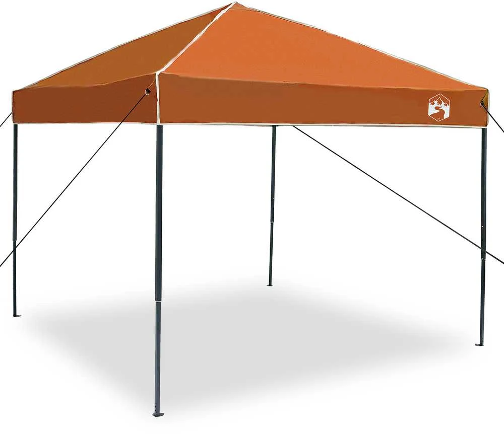 Kupolo palapinė 243 x 243 x 251 cm Oranžinė Audinys