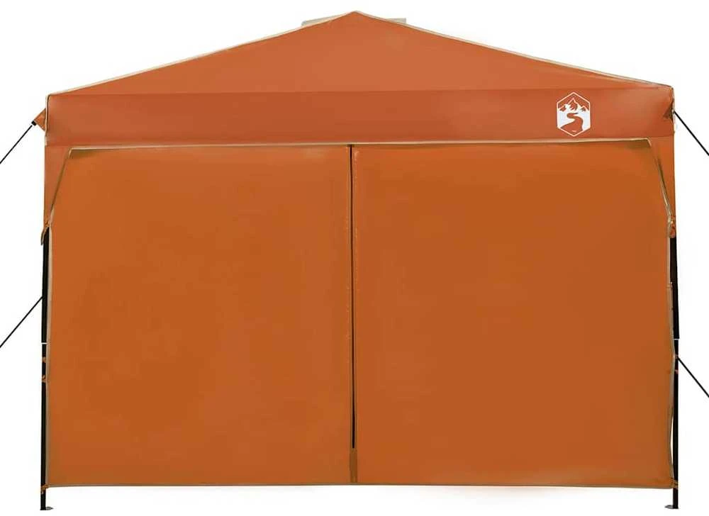 Kupolo palapinė 290 x 290 x 251 cm Oranžinė Audinys