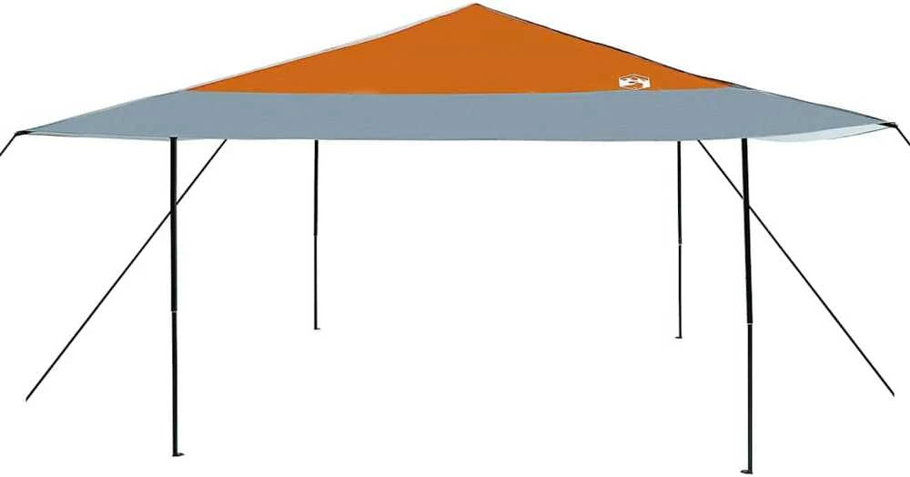 Kupolo palapinė 395 x 395 x 251 cm Oranžinė audinys