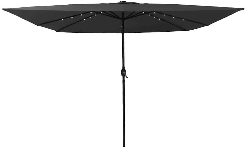 Sodo skėtis 295 x 295 x 245 cm Poliesteris ir plienas
