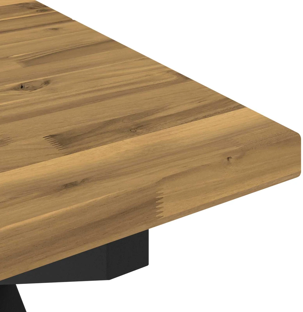 Kvadratinis valgomojo stalas 120 x 90 x 75 cm