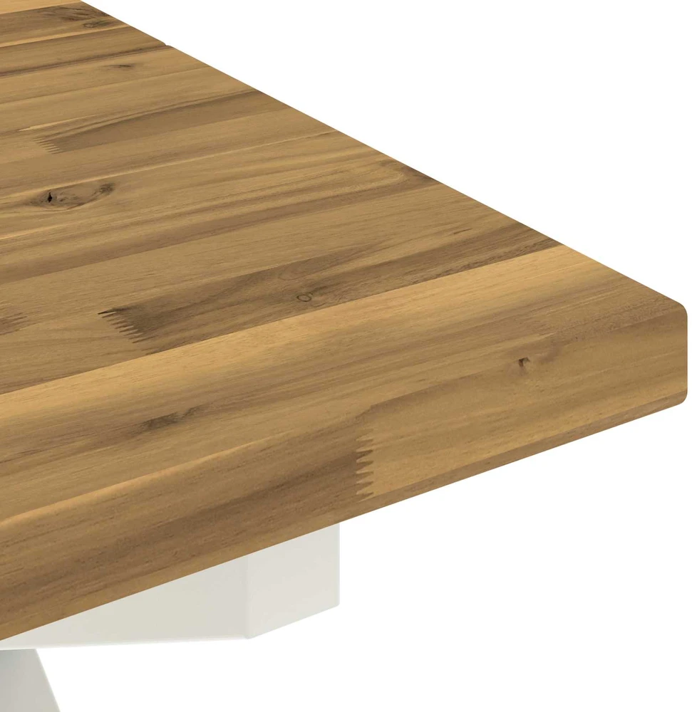 Kvadratinis valgomojo stalas 120 x 90 x 75 cm