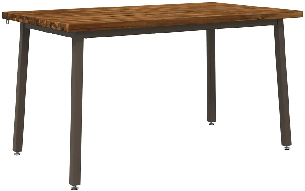 Kvadratinis valgomojo stalas 140 x 90 x 75 cm Natūrali