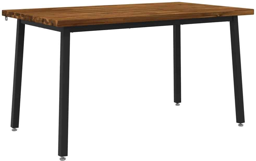 Kvadratinis valgomojo stalas 140 x 90 x 75 cm Natūrali