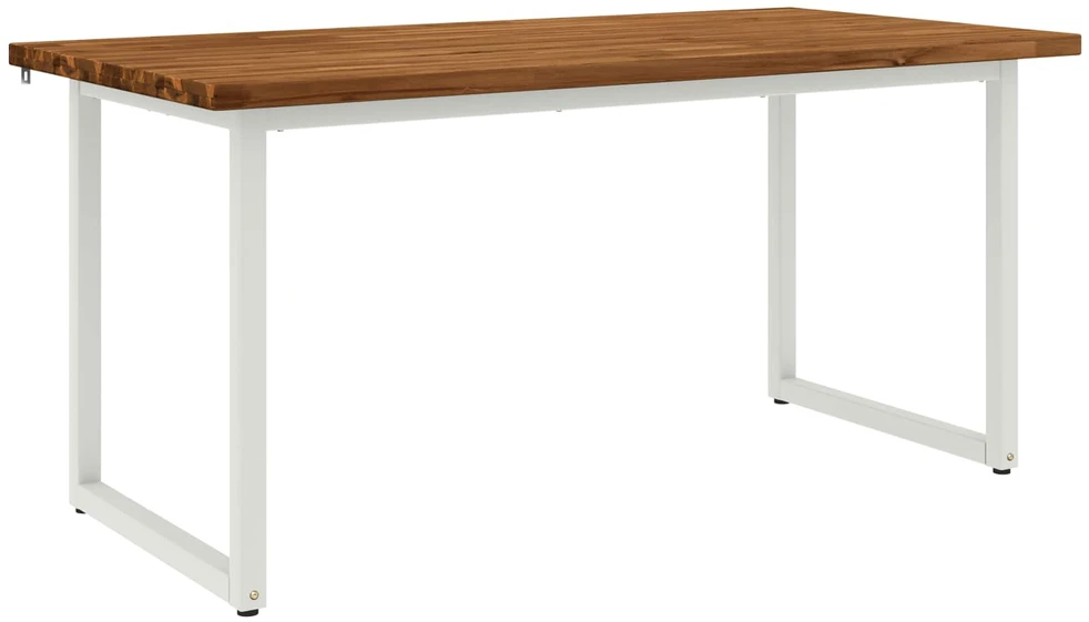 Kvadratinis valgomojo stalas 160 x 70 x 75 cm Natūrali
