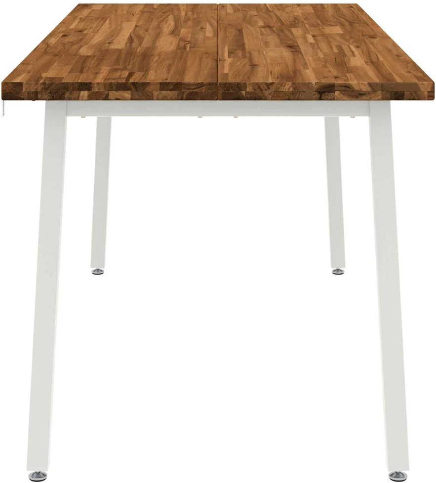Kvadratinis valgomojo stalas 160 x 70 x 75 cm Natūrali