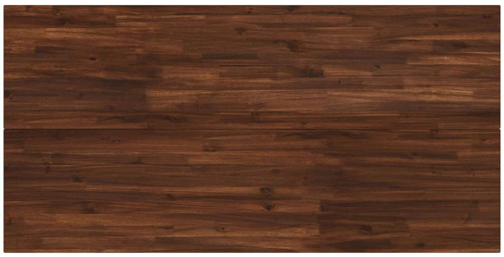 Kvadratinis valgomojo stalas 160 x 70 x 75 cm Tamsiai rudas