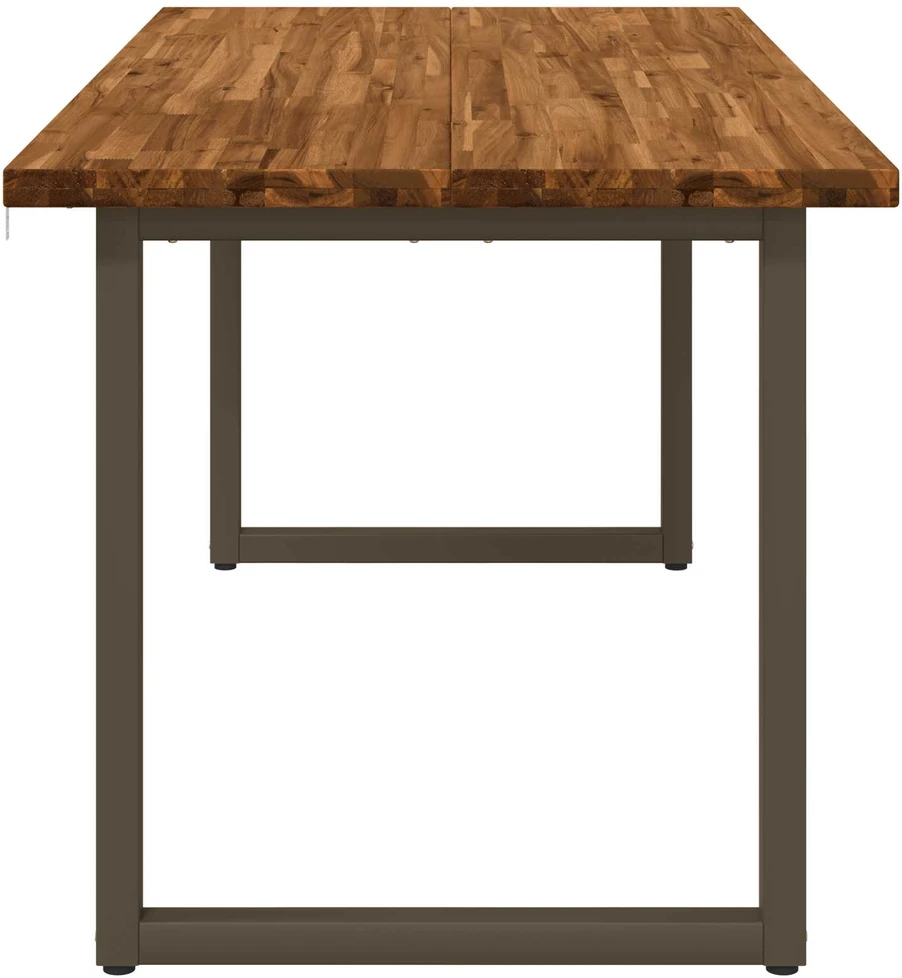 Kvadratinis valgomojo stalas 160 x 70 x 75 cm Natūrali