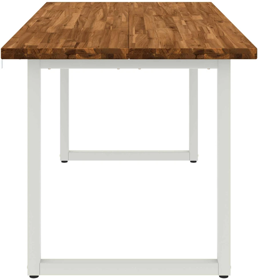 Kvadratinis valgomojo stalas 160 x 70 x 75 cm Natūrali