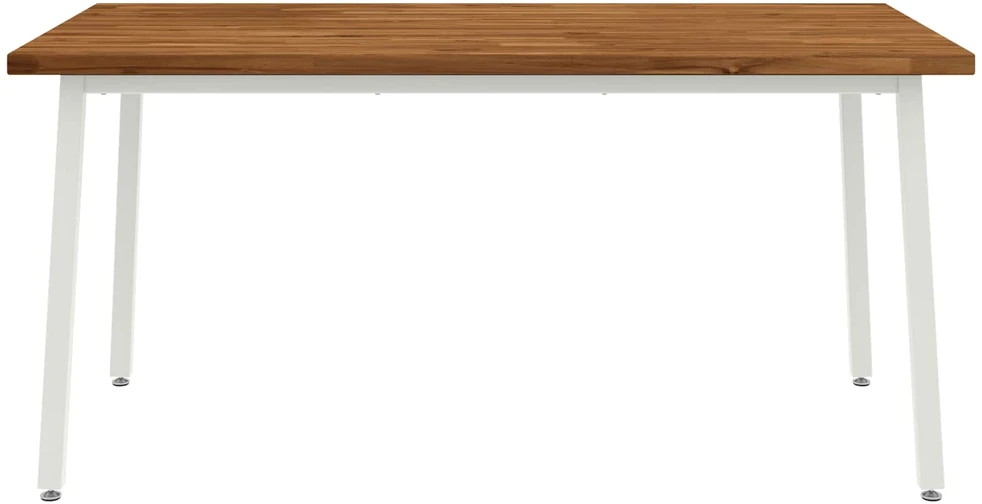 Kvadratinis valgomojo stalas 160 x 70 x 75 cm Natūrali