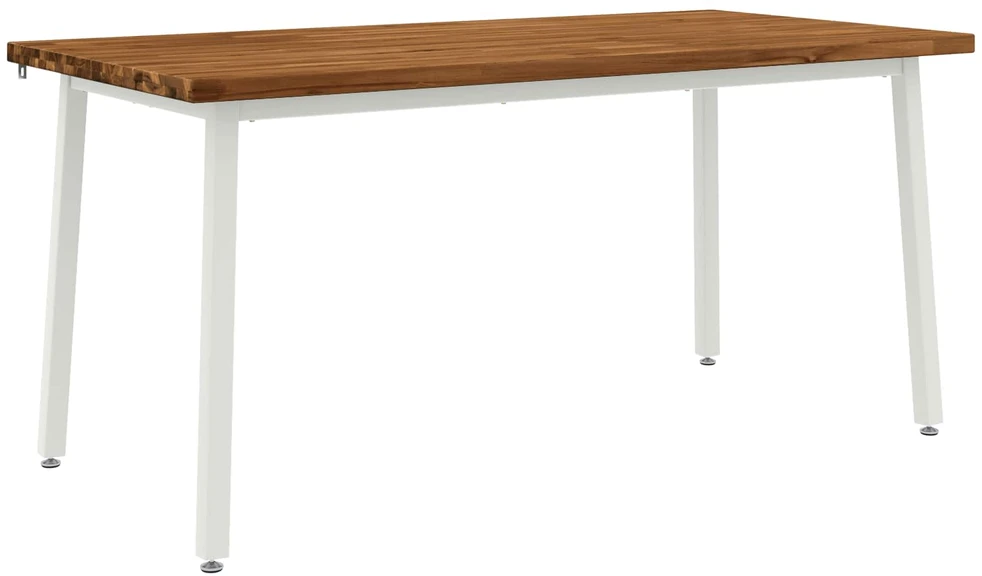 Kvadratinis valgomojo stalas 160 x 70 x 75 cm Natūrali