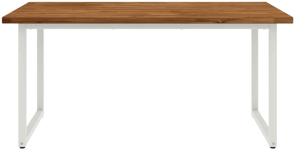 Kvadratinis valgomojo stalas 160 x 70 x 75 cm Natūrali