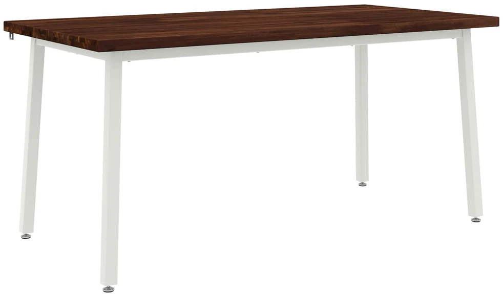 Kvadratinis valgomojo stalas 160 x 80 x 75 cm Tamsiai rudas