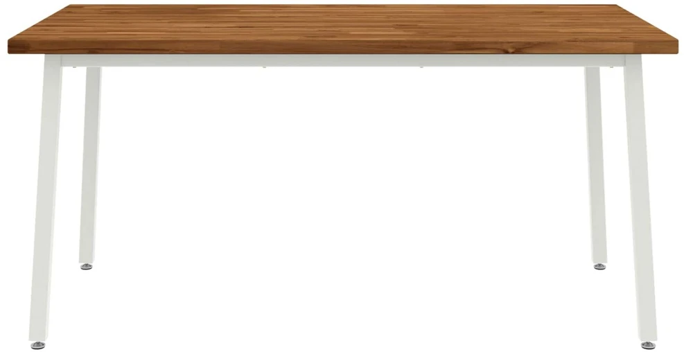 Kvadratinis valgomojo stalas 160 x 80 x 75 cm Natūrali