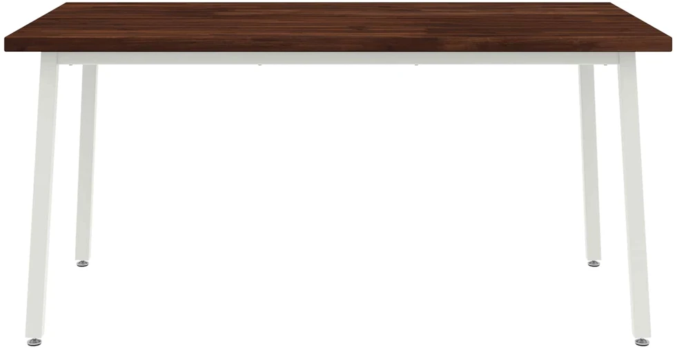 Kvadratinis valgomojo stalas 160 x 80 x 75 cm Tamsiai rudas