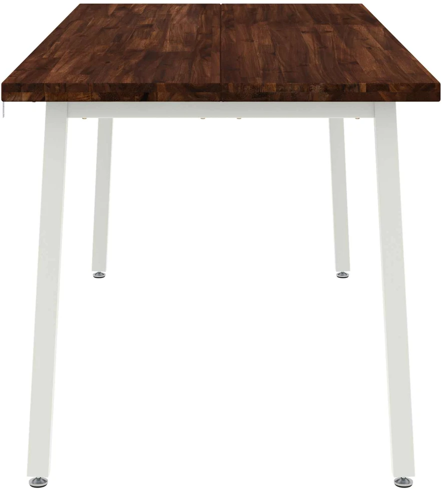 Kvadratinis valgomojo stalas 160 x 80 x 75 cm Tamsiai rudas