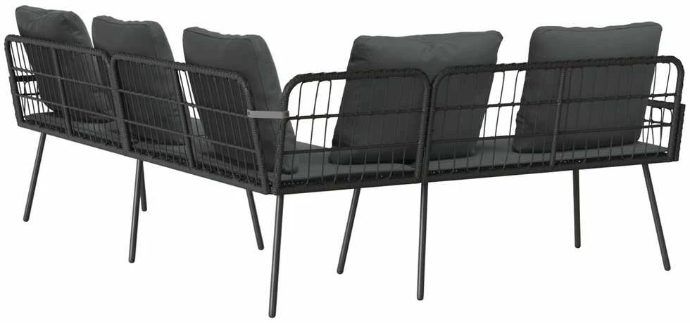Sofa 5-Vietų skaičius Antracitas Plienas