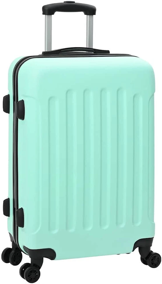 Lagaminas 3 vnt. Mėtinė žalia 50 x 31 x 78 cm ABS plastikas
