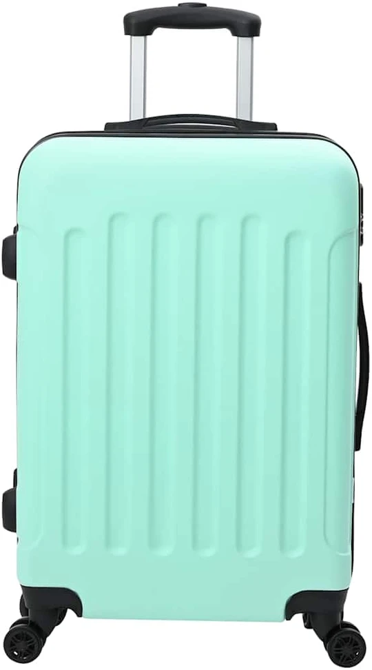 Lagaminas 3 vnt. Mėtinė žalia 50 x 31 x 78 cm ABS plastikas