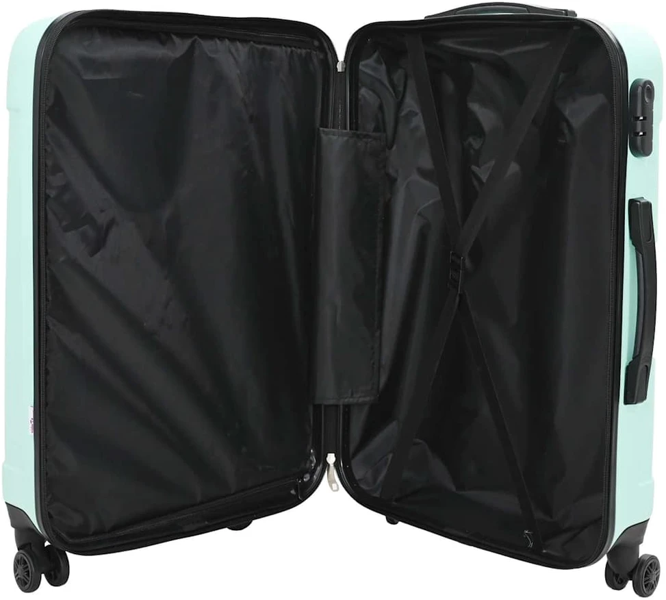 Lagaminas 3 vnt. Mėtinė žalia 50 x 31 x 78 cm ABS plastikas