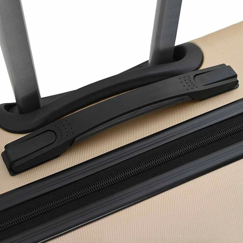 Lagaminas 3 vnt. šampano 50 x 31 x 78 cm ABS plastikas