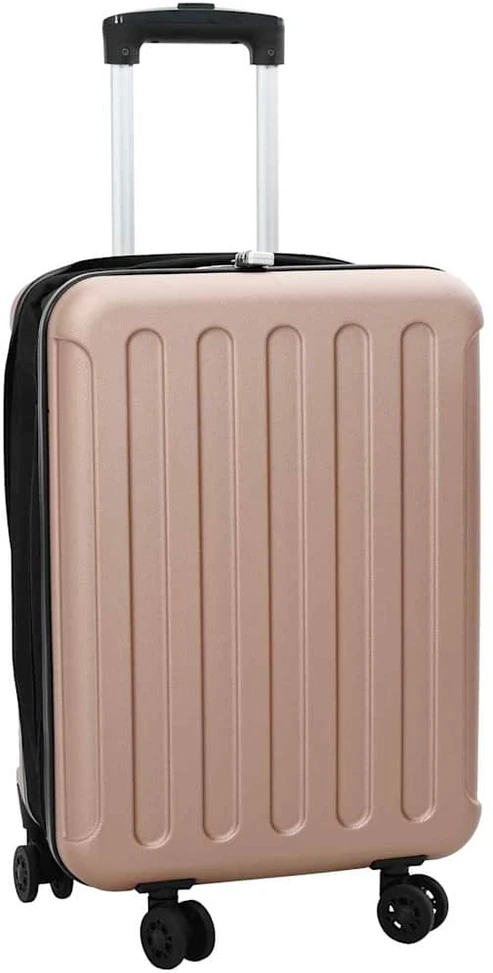 Kelioninis Lagaminas rožinis auksas 34 x 23 x 55.5 cm ABS plastikas