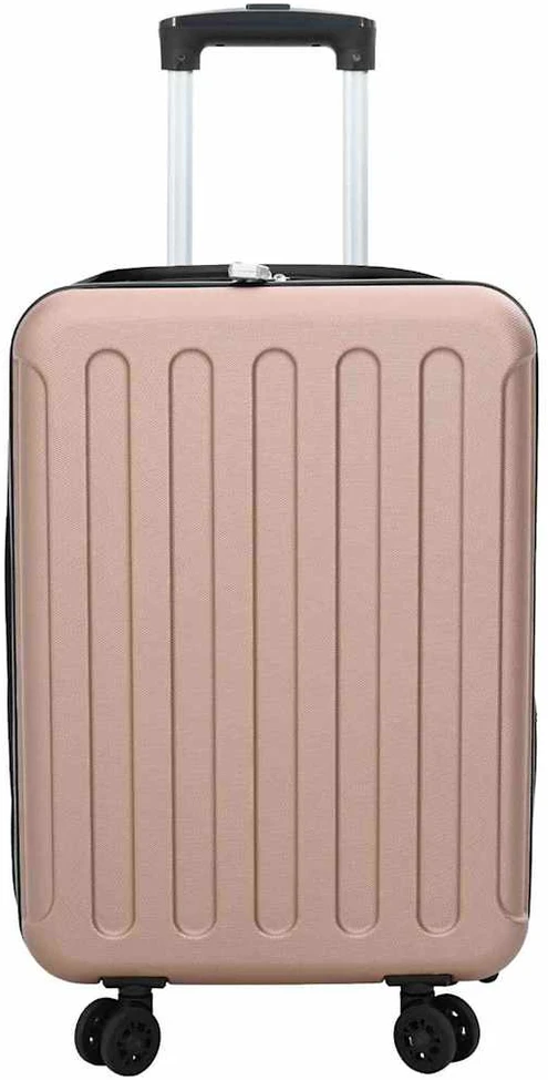 Kelioninis Lagaminas rožinis auksas 34 x 23 x 55.5 cm ABS plastikas