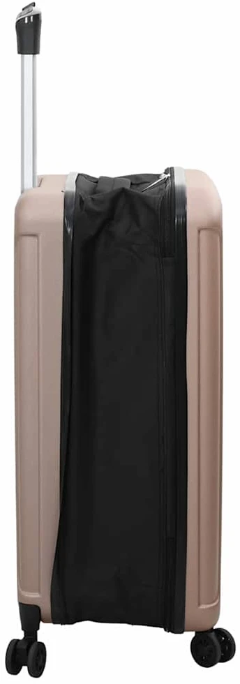 Kelioninis Lagaminas rožinis auksas 43 x 27 x 66 cm ABS plastikas