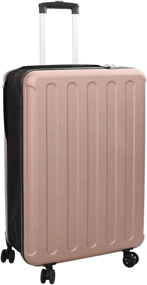 Kelioninis Lagaminas rožinis auksas 50 x 30 x 76 cm ABS plastikas