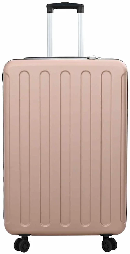 Kelioninis Lagaminas rožinis auksas 50 x 30 x 76 cm ABS plastikas
