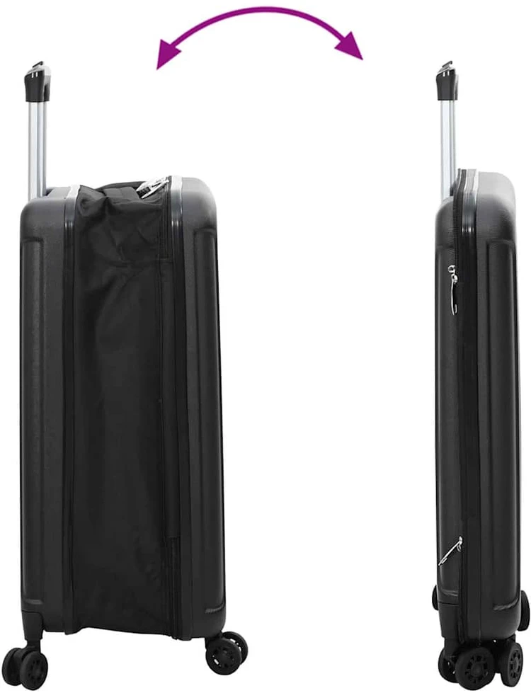 Lagaminas su užraktu Juoda 34 x 23 x 55.5 cm ABS plastikas