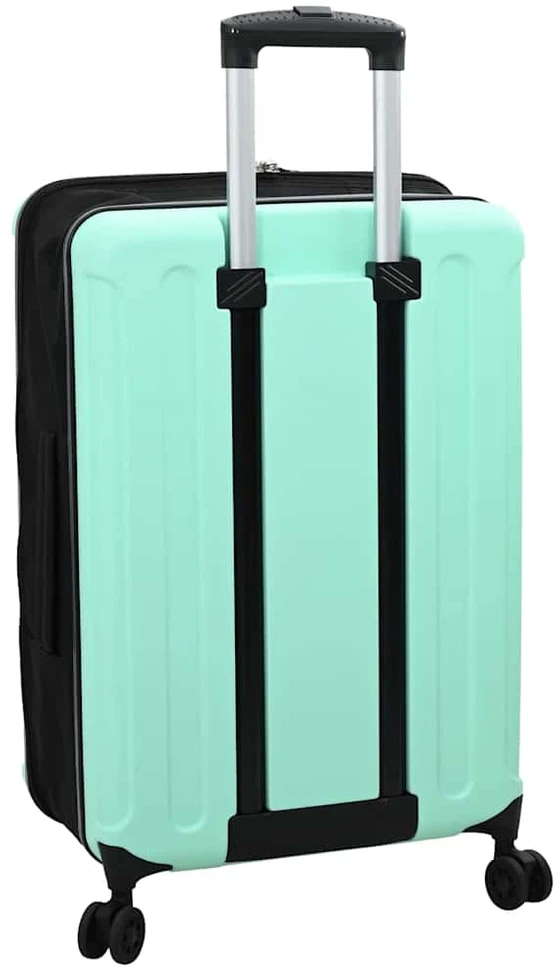Kelioninis Lagaminas su užraktu Mėtų žalia 43 x 27 x 66 cm ABS plastikas
