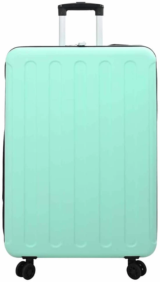 Kelioninis Lagaminas su užraktu Mėtų žalia 50 x 30 x 76 cm ABS plastikas
