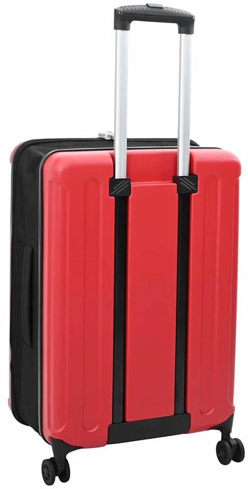 Lagaminas su užraktu Raudona 43 x 27 x 66 cm ABS plastikas
