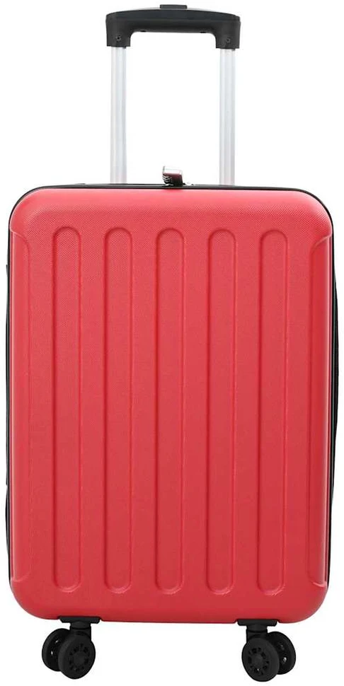 Lagaminas su užraktu Raudona 43 x 27 x 66 cm ABS plastikas
