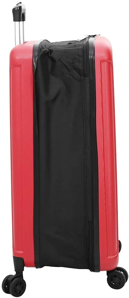 Kelioninis Lagaminas su užraktu Raudona 50 x 30 x 76 cm ABS plastikas