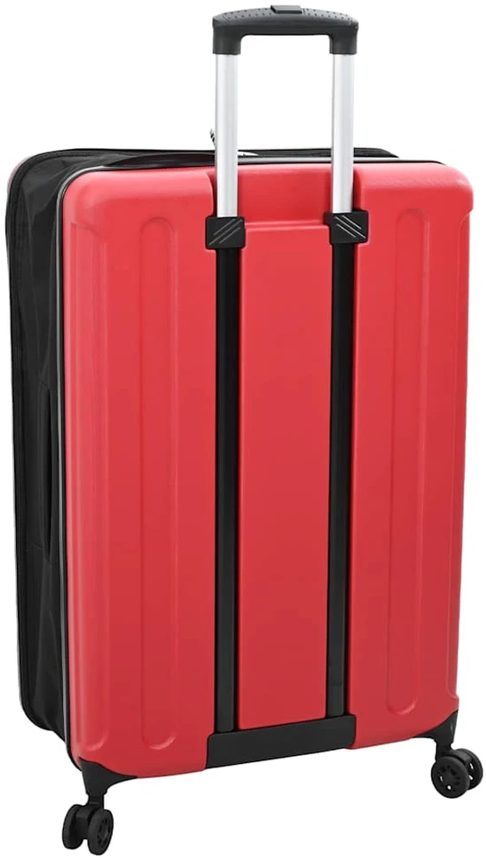 Kelioninis Lagaminas su užraktu Raudona 50 x 30 x 76 cm ABS plastikas