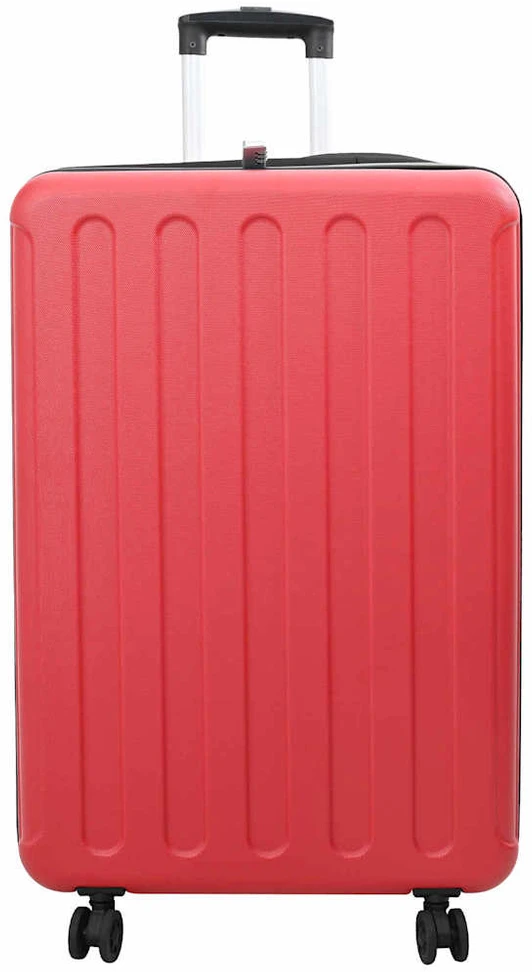 Kelioninis Lagaminas su užraktu Raudona 50 x 30 x 76 cm ABS plastikas