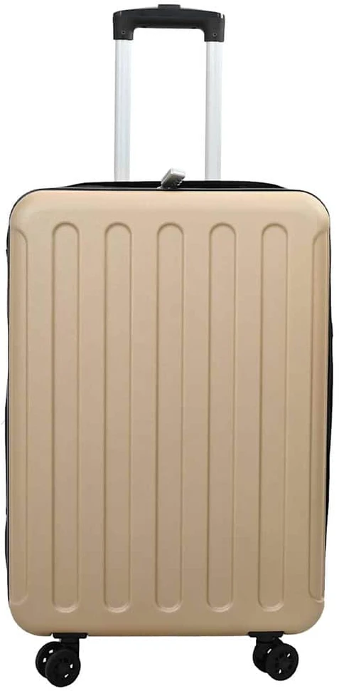 Kelioninis Lagaminas su užraktu šampano 34 x 23 x 55.5 cm ABS plastikas