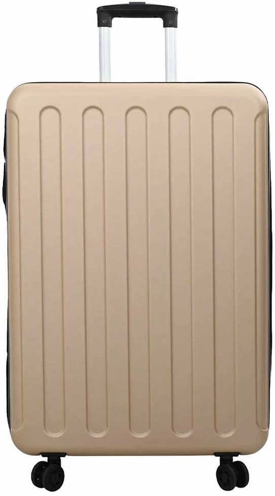 Lagaminas su užraktu šampano 50 x 30 x 76 cm ABS plastikas