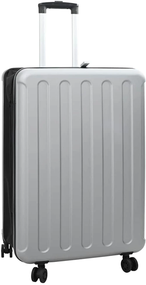 Kelioninis Lagaminas su užraktu Sidabro 50 x 30 x 76 cm ABS plastikas