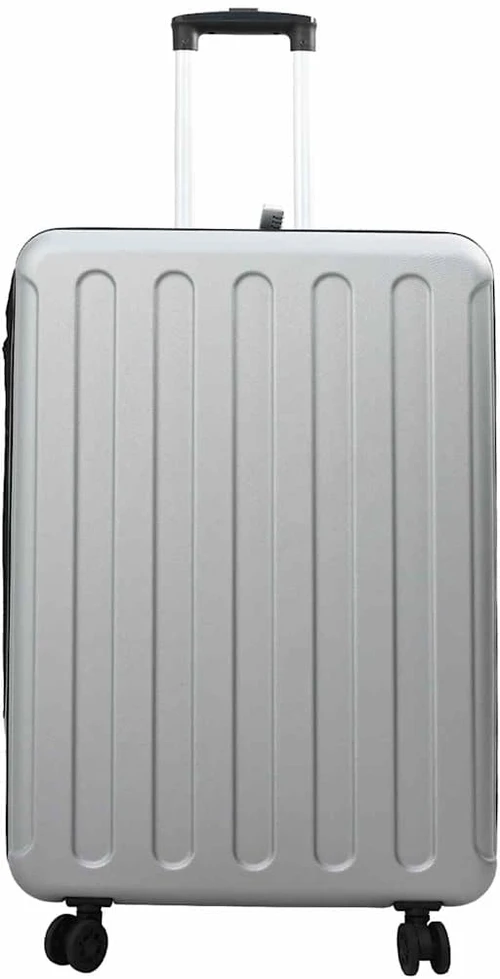 Kelioninis Lagaminas su užraktu Sidabro 50 x 30 x 76 cm ABS plastikas