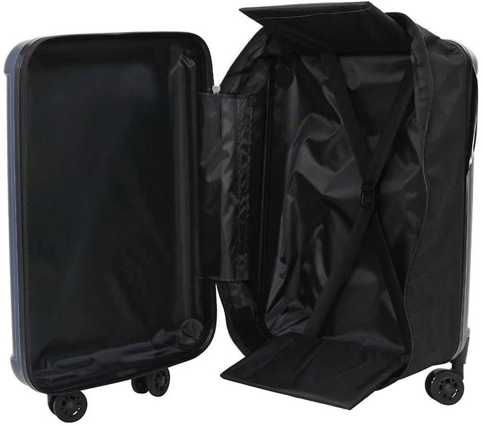 Lagaminas su užraktu Tamsi mėlyna 43 x 27 x 66 cm ABS plastikas