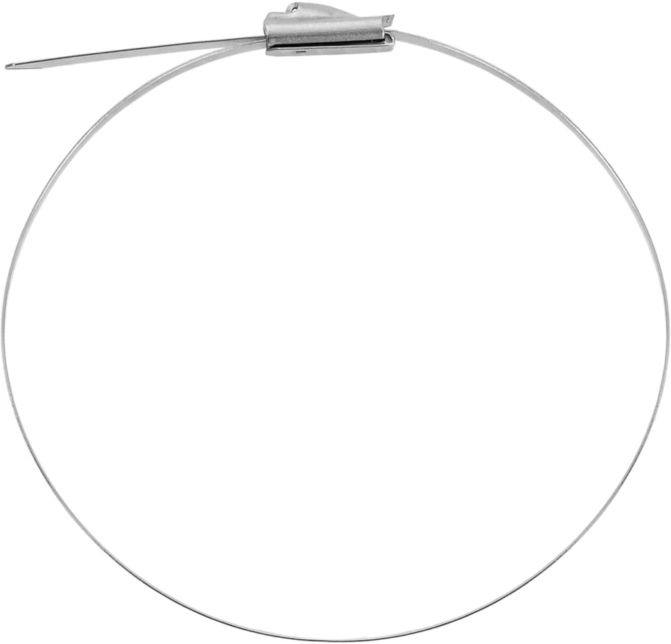 Laido tvirtinimas 12 vnt. 4,6 x 250 mm Sidabrinė