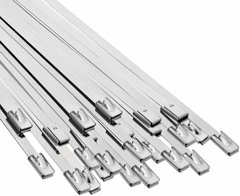 Laido tvirtinimas 25 vnt. 4,6 x 150 mm Sidabrinė