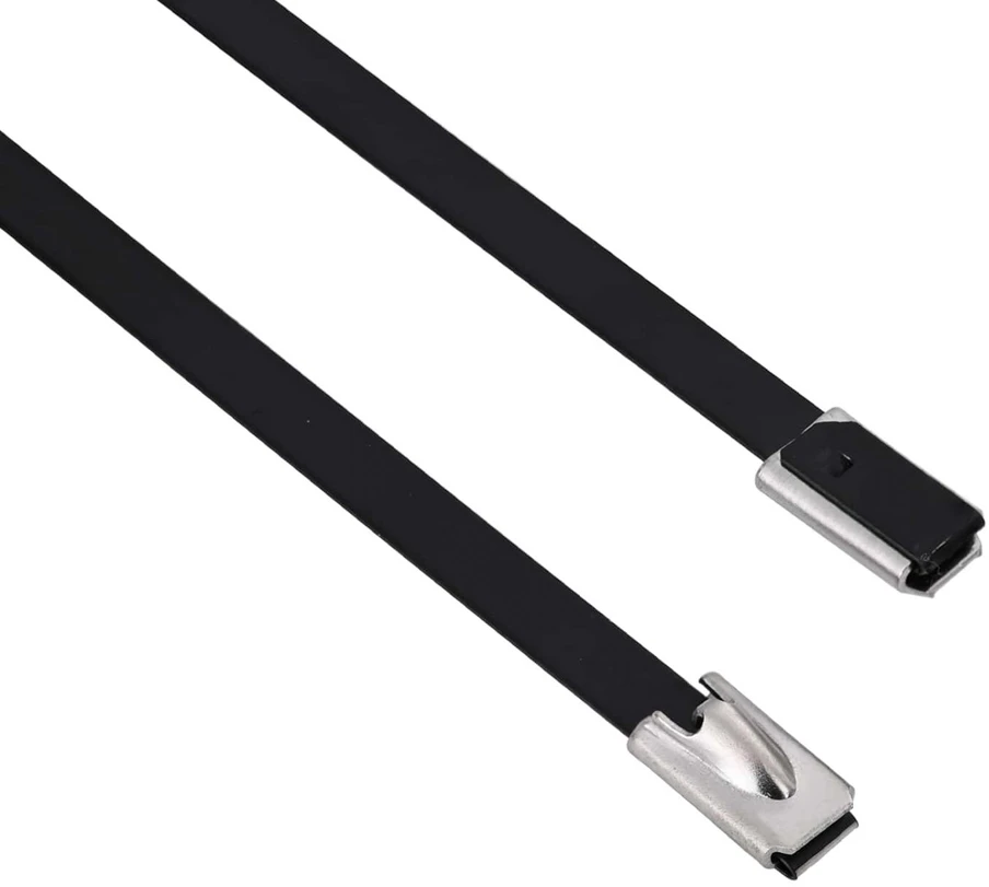 Laido tvirtinimas 250 vnt. 4,6 x 450 mm Juoda